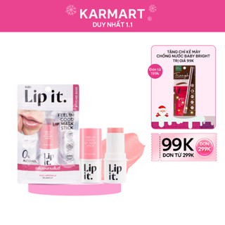  Mặt Nạ Môi Dạng Thỏi LIP IT Feel'in Good Lip Mask Stick Hỗ Trợ Dưỡng Môi Sáng Màu Mờ Thâm 5.5g 