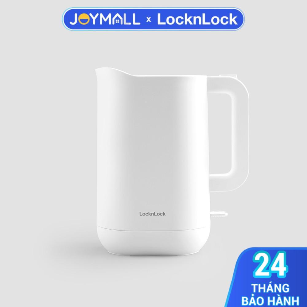 Ấm Đun Siêu Tốc Giảm Âm LocknLock Silent Electric Kettle EJK216WHT 1.2L, Hàng Chính Hãng - JoyMall