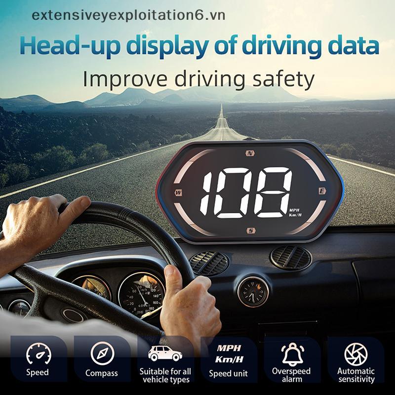 USB Car HUD Display Đồng hồ tốc độ kỹ thuật số