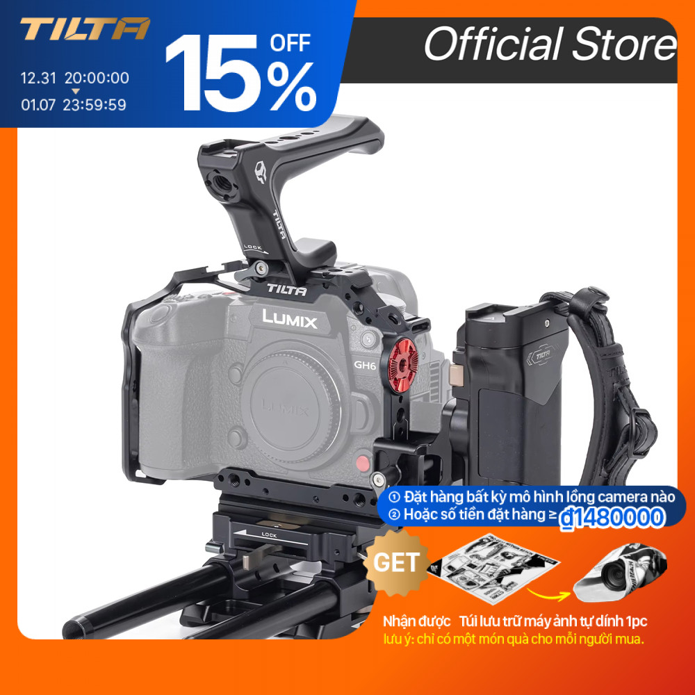 Lồng máy ảnh TILTA cho LUMIX GH6 GH7 Panasonic GH7 / GH6 TA-T15 SLR Micro Phụ kiện máy ảnh đơn Bảo v