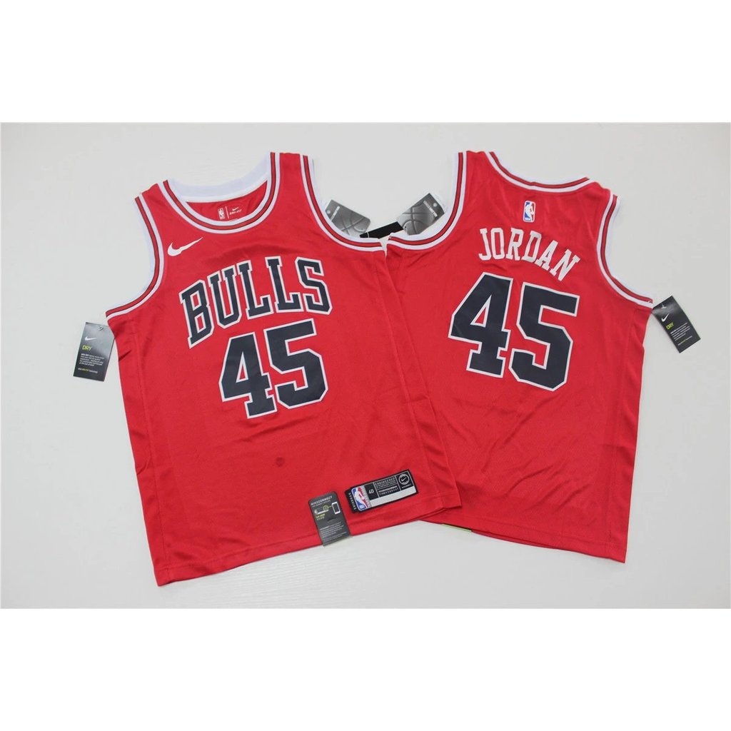 Áo đấu ép nóng Chicago Bulls số 45 - Đồng phục bóng rổ chính hãng