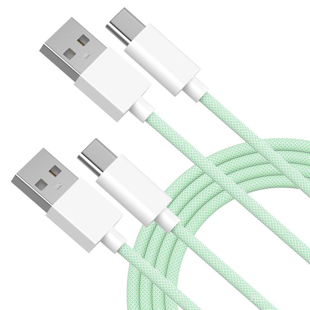 Cáp Carplay Ô Tô Cho iPhone 16 15, 2 Gói 3.3FT Dệt USB A Sang USB C Dây Cáp Sạc Xe Hơi Tương Thích C