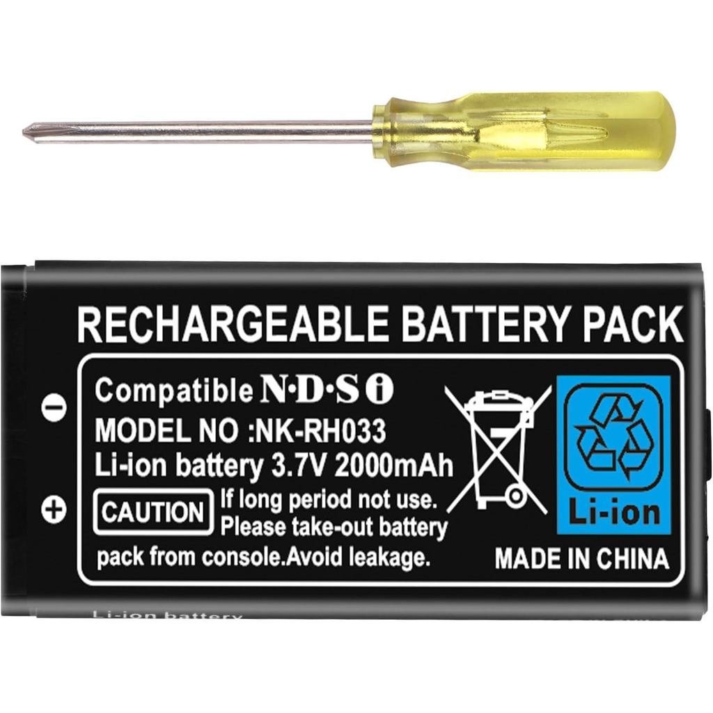 Pin TWL-003 cho Nintendo DSi / NDSi, Bộ công cụ gói pin Lithium-ion có thể sạc lại 2000mAh cho Ninte