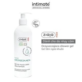  Gel Tắm Ngừa Khuẩn Ziaja Med Kuracja Oczyszczajaca ZIAJA Loại Bỏ Bụi Bẩn Thông Thoáng Lỗ Chân Lông 400ml 