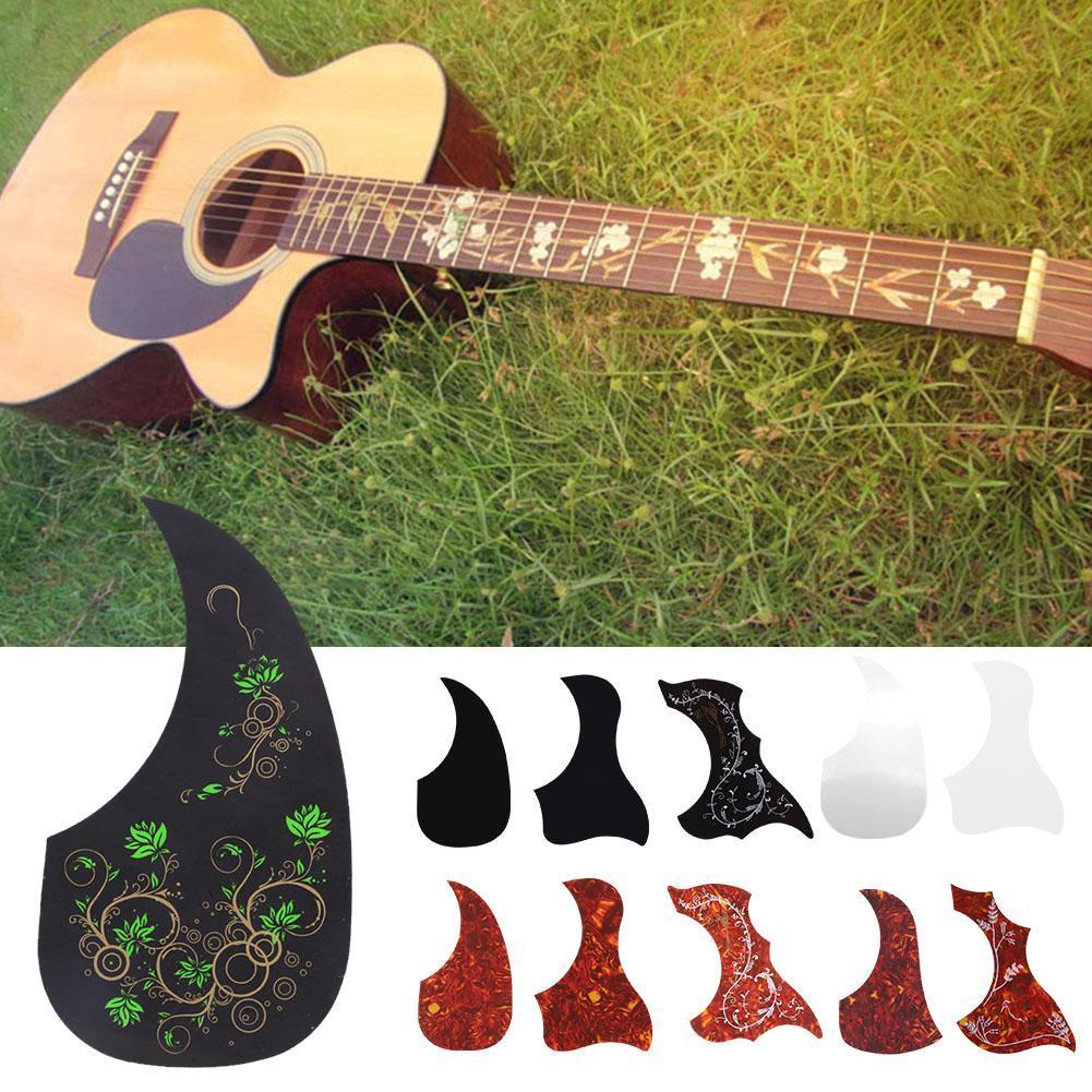 Guitar Pickguard Pick Guard Scratch Plate Siêu Mỏng Cho Đàn Guitar Acoustic Dính Pick Guard S6q7