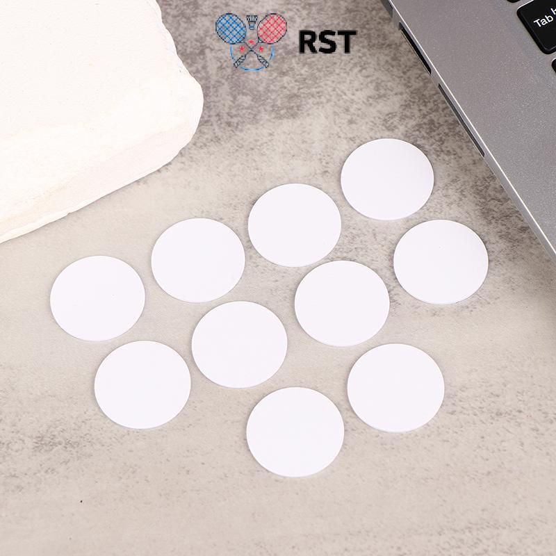 RunSabailTWO 5 Chiếc Có Thể Viết Lại Đen Trắng Ntag215 NFC Tròn Đồng Xu 504 Byte Thông Minh Ntag215 