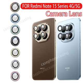 Bảo Vệ Camera Cho Redmi Note 15 Pro + Plus Note15Pro + 4G 5G 2025 Vỏ Kính Temered 3D Bao Kim Cương Bảo Vệ Ống Kính Flim