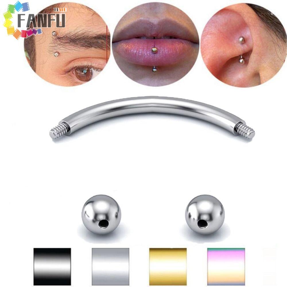 FANFUZOUZU Kẹp Môi Vòng Đeo Gothic Phong Cách, Trang Sức Không Xuyên Da Cho Mouth Decor
