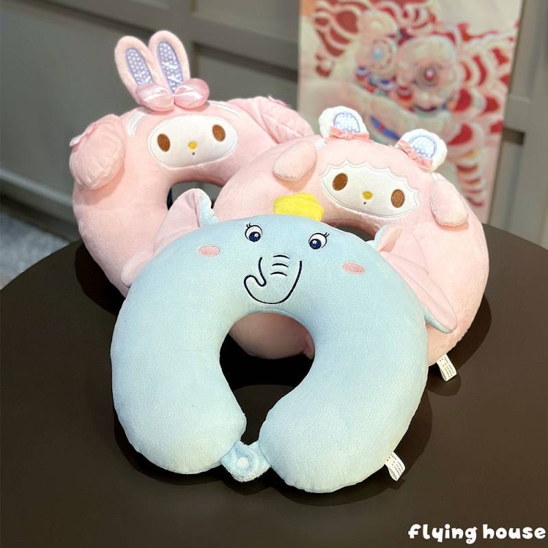 Cute Meidi Sheep Cartoon Neck Pillow Office Siesta Pillow Portable Aircraft Travel Neck Pillow U-Sha