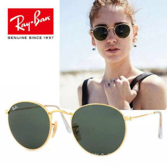 [Có Hộp] Kính râm Vifalor Aviator chính hãng Lei Ban100% RB3447 001 53mm