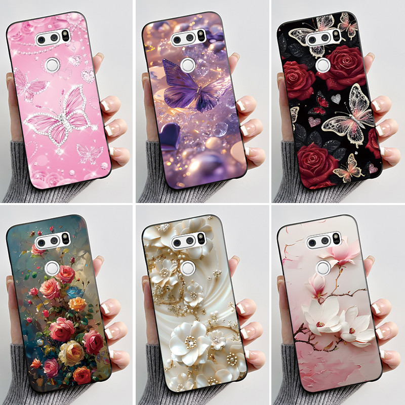 Dành Cho LG V30 Ốp Lưng H930 H931 LGV30 V30 Plus V30S V35 ThinQ LM-V350 Vỏ Mềm Thời Trang Sang Trọng