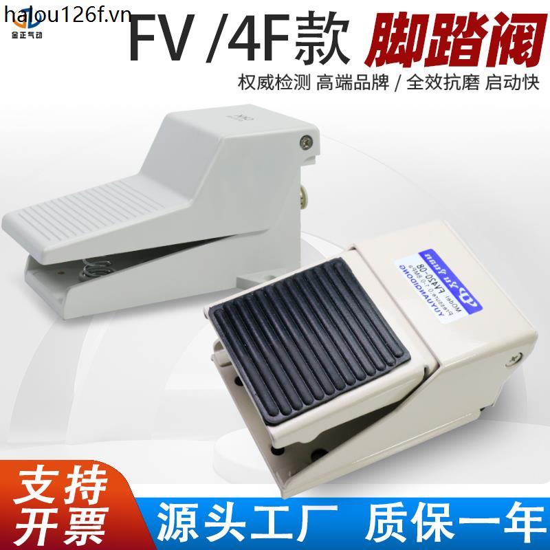 Công Tắc Khí Nén Van Chân 4F210-08 Xi Lanh Thông Gió Van Đảo Chiều 4F210-08L Bàn Đạp Chân Công Tắc B