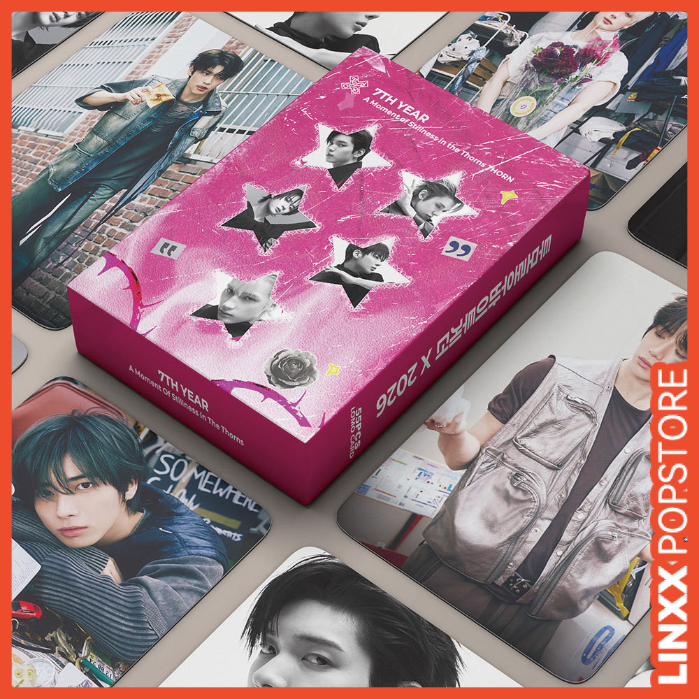 LINXX 55 CÁI TXT Lomo Cards NĂM 7 Kpop Boy Group Fan Collectible Cards IDOL Hologram Photocard Merch