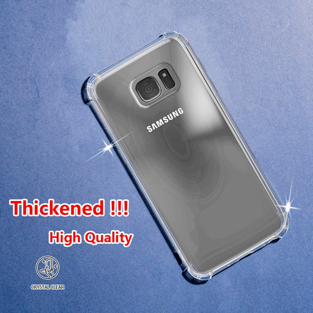 Ốp lưng Samsung Galaxy S7 Edge SM-G935F SM-G935FD SM-G930F Crystal Clear Jelly Case AirGuard Corner 