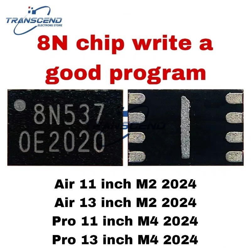 CHO 2024 Air PRO 11 PRO 13 Air11 A2902 A2898 PRO11 A2925 A2836 M2 M4 8N U4070 U3980 IC sạc 8n Với ch