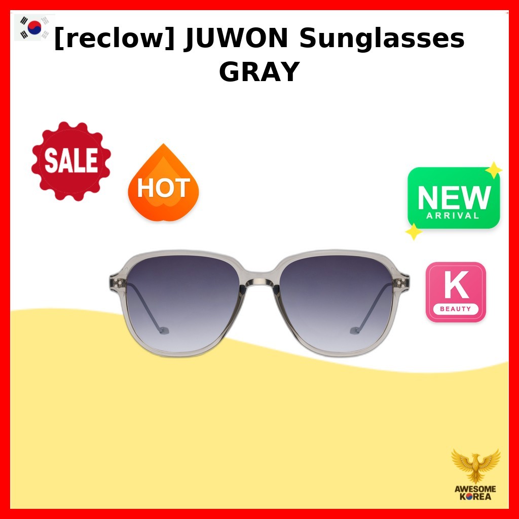 Kính râm Juwon Gray Hàn Quốc, ống kính màu Gradient, chính hãng từ AwesomeKorea