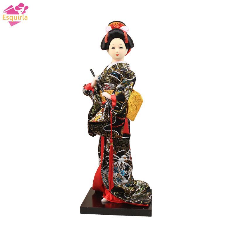 9 "Geisha Nhật Bản Geisha Nhật Bản Búp Bê Kimono Thủ Công Truyền Thống Trang Trí Nữ Tượng Búp Bê Gei