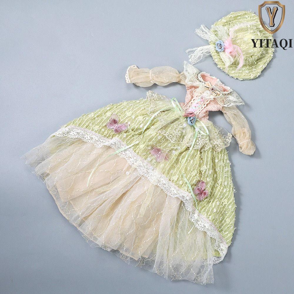 YITAQI 1 / 3 Quần áo búp bê BJD, Váy treo công chúa 60cm tinh tế cổ điển, Phụ kiện búp bê Rococo Lol