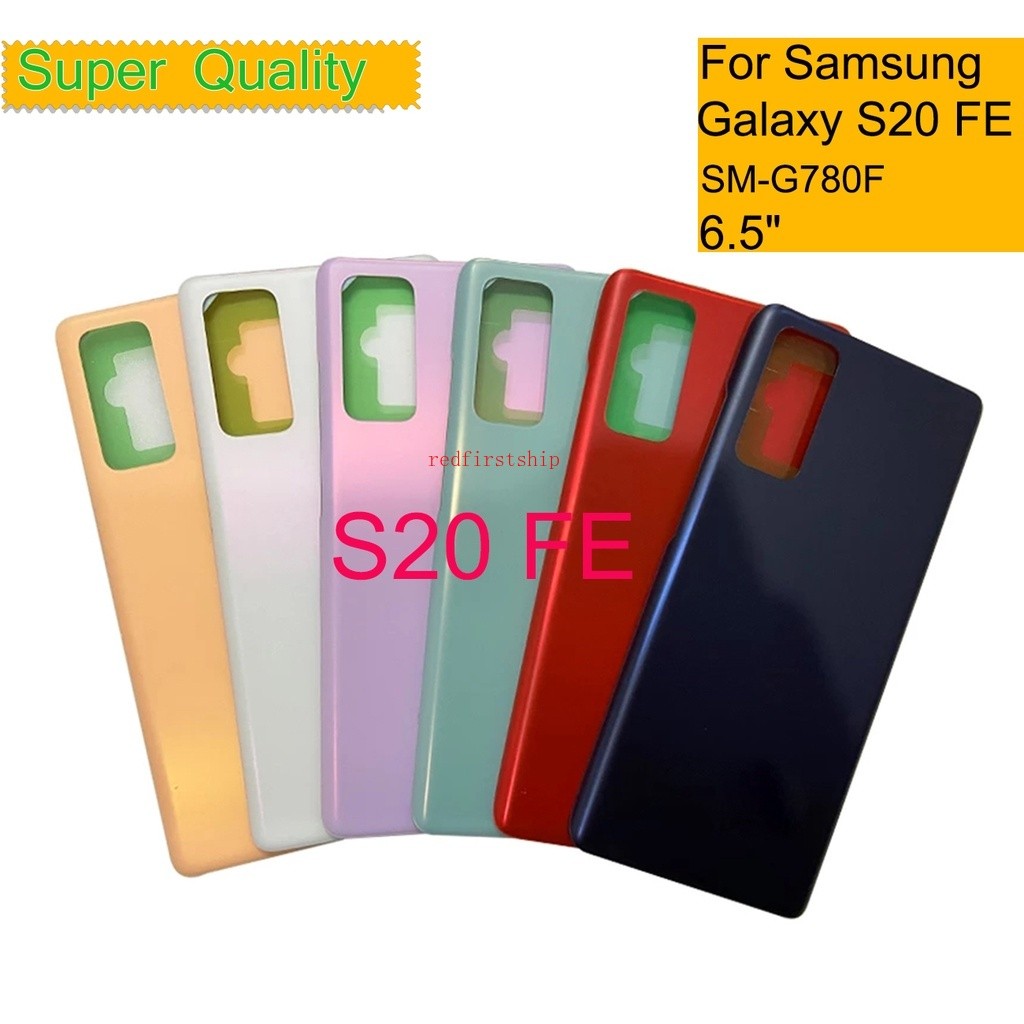 Dành Cho Samsung Galaxy S20 FE 4G G780 SM-G780F Vỏ Ốp điện thoại Pin Phía Sau Cửa Khung Xe Vỏ Có Ống