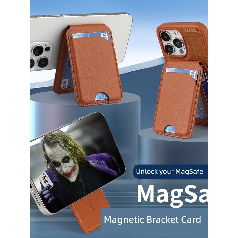 magsafe wallet ví magsafe Hộp đựng thẻ dán lưng Magsafe Xoay Apple 15pro