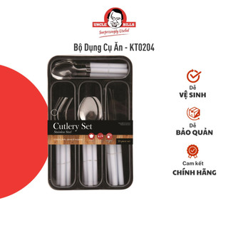 Bộ dụng cụ ăn 24 cái uncle bills kt0204