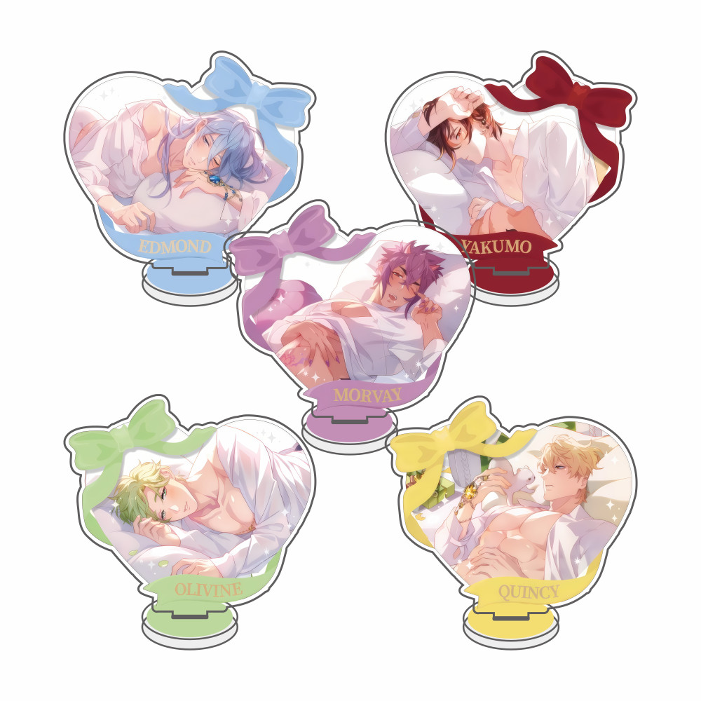Nu: Carnival Love PopingOlivine Quincy Blade Dante  Stand Eiden Acrylic Model Plate Standing Sign