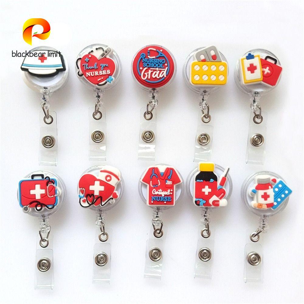 blackbear limit BLACKBEAR LIMIT Nurse Badge Reel, Hộp đựng thẻ ID Thẻ tên Hộp đựng huy hiệu có thể t