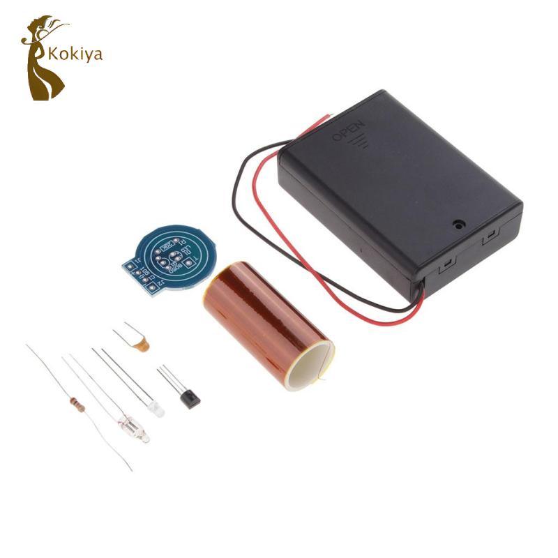 Bộ phận truyền động trường điện tử chạy bằng pin Mini Tesla Coil DIY