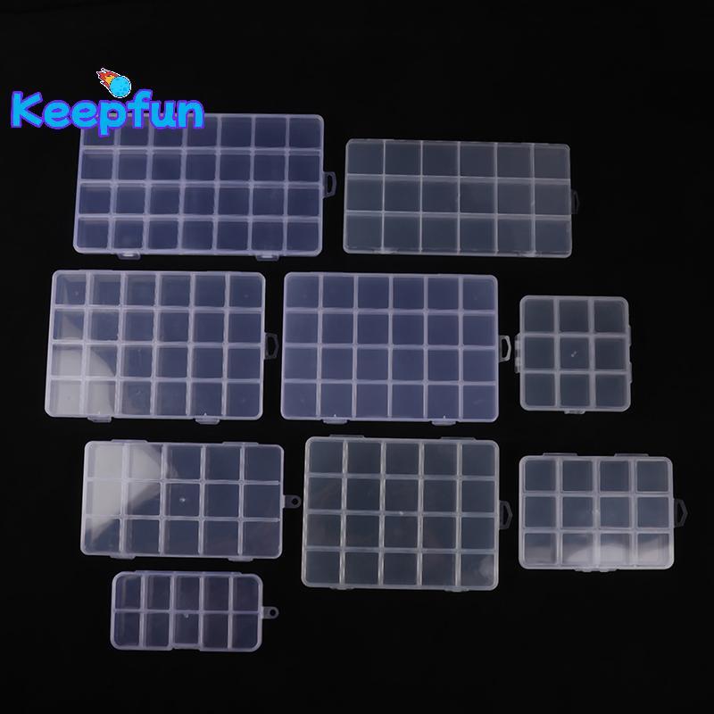 [Keepfun] Kits Plastic Storage Box Nail Art Rhinestone Tools Beads Storage Box Case Organizer Holder