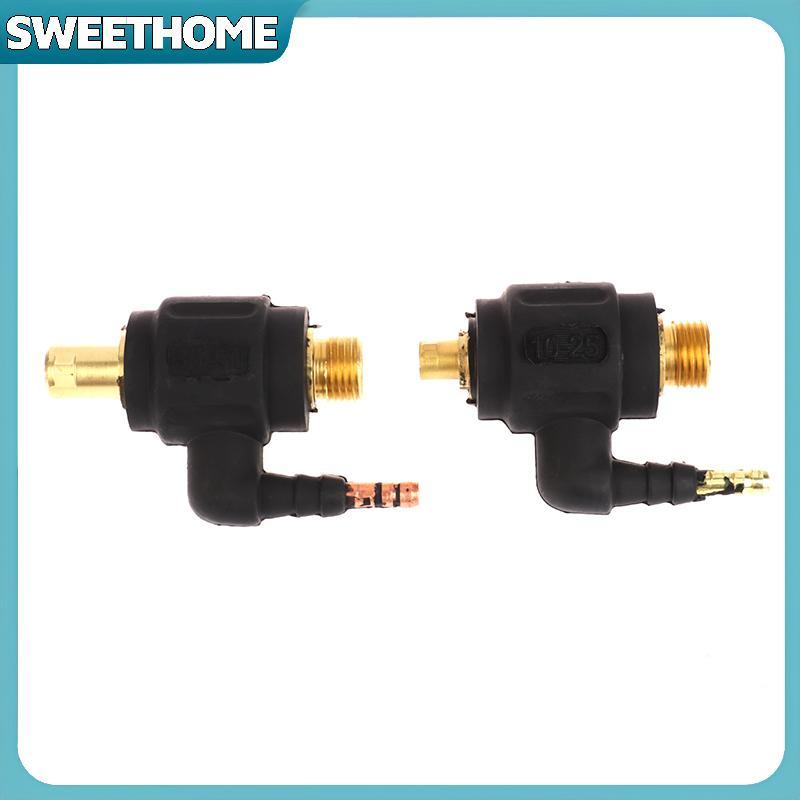 SWEETOME Chất Lượng Cao M16 Tig Torch Hàn Gas Adapter Đai Ốc Khớp Nối DKJ10-25 DKJ35-50 Tig Hàn Adap