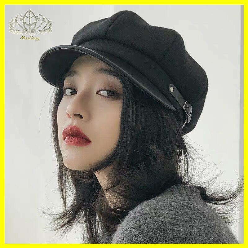Daisy Beret Nữ - Phong Cách Hàn Quốc, Ấm Áp & Thời Trang