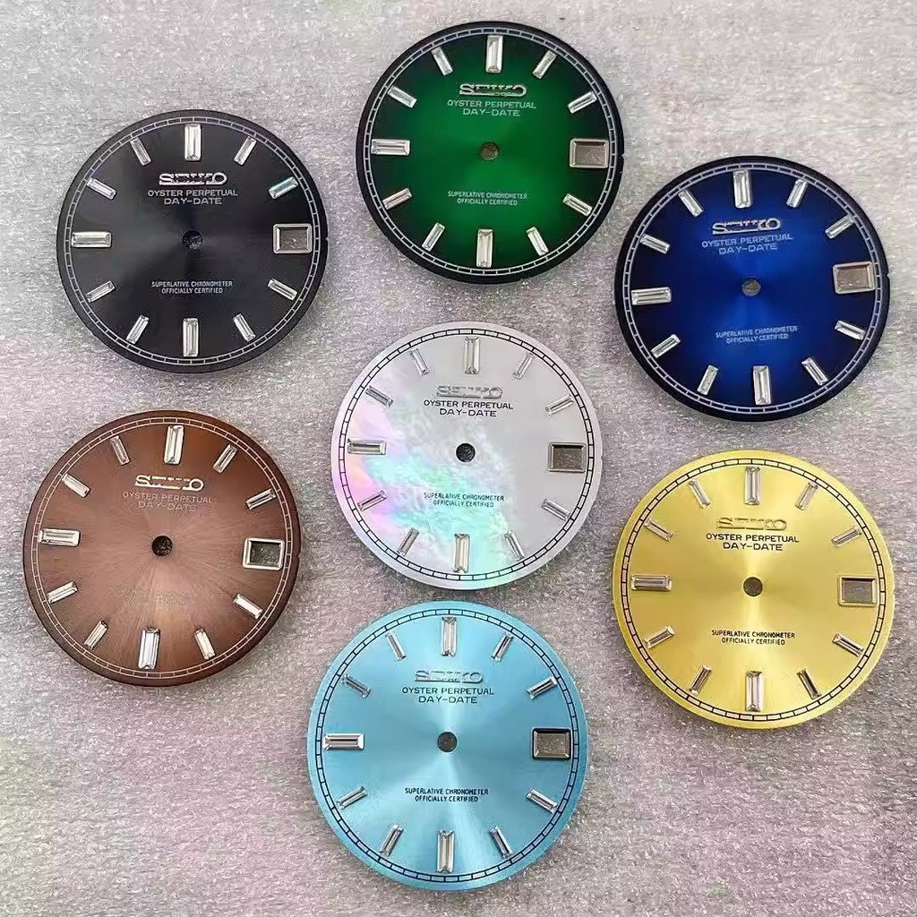 [New 35] NH35 Dial Bar Nail Crystal Diamond Dial 28,5mm Phụ đề sửa đổi Thích hợp cho chuyển động NH3