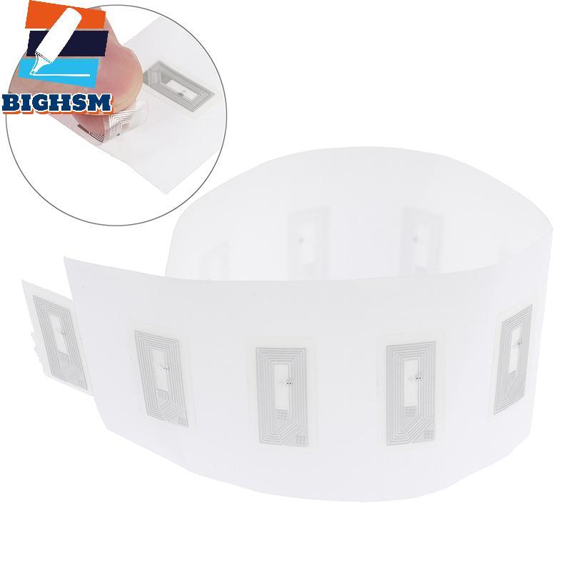 [BIGHSM] 100 Chiếc NFC Chip Ntag213 Miếng Dán Lớp Lót Ướt 2 * 1cm 13.56 MHz RFID NTAG213 Thẻ Nhãn