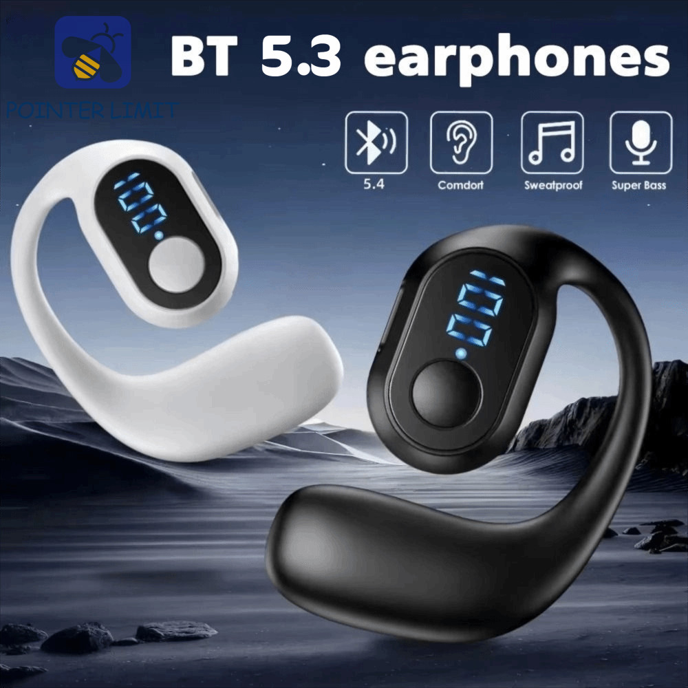 Tai nghe Bluetooth POINTER LIMIT, Tai nghe không dây âm thanh HiFi chống nước IPX5, Thoải mái khi đe