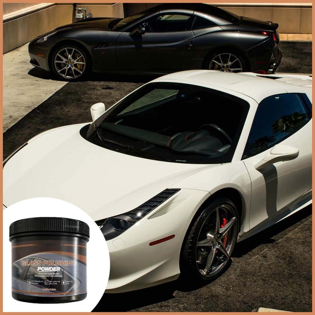 Bột làm sạch màng dầu thủy tinh 80g Bột làm sạch màng dầu tự động chống chói Lớp phủ thủy tinh cho g