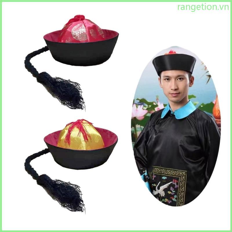 RAN Halloween Đảng Ảnh Eunuch Mũ Cho Trung Quốc Eunuch Cosplay Eunuch Mũ Phong Cách Eunuch Đầu Cho H