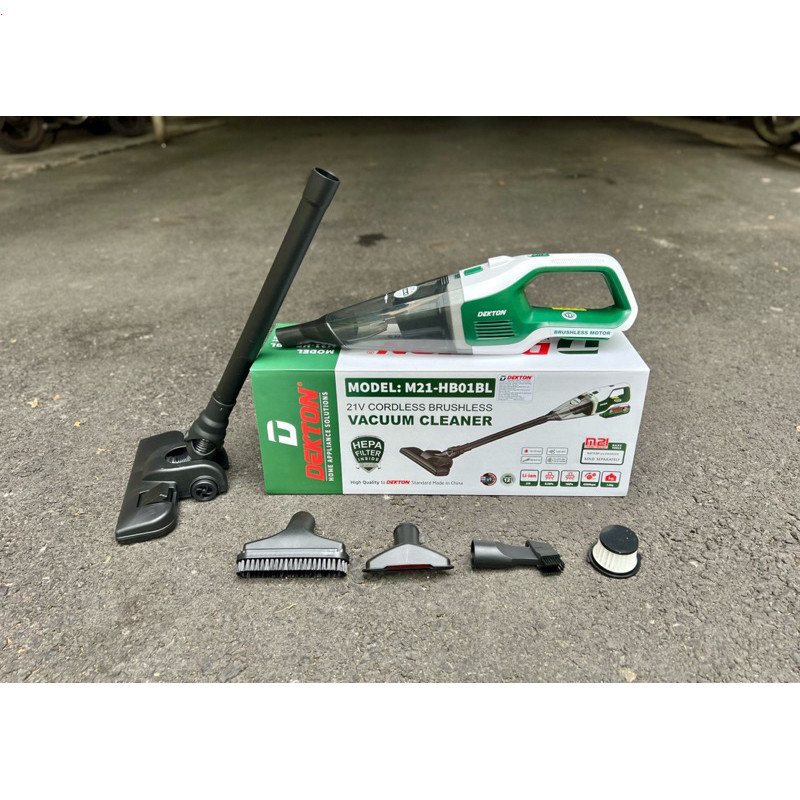Máy hút bụi pin Dekton motor không chổi than M21 - HB01BL- KHO MÁY XX