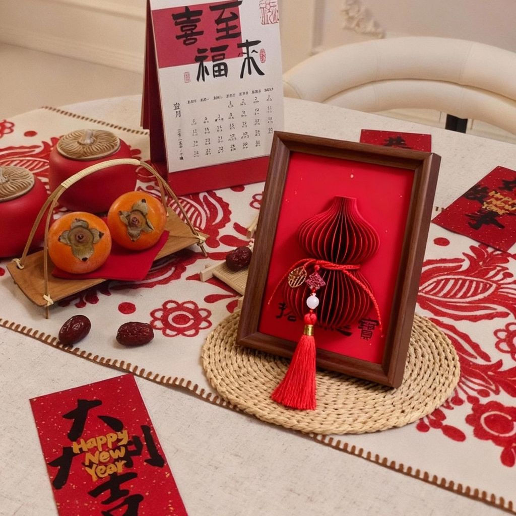 New Product#2026Year of the Horse New Year Photo Frame Ornament Decoration New Year's Day Spring Fes