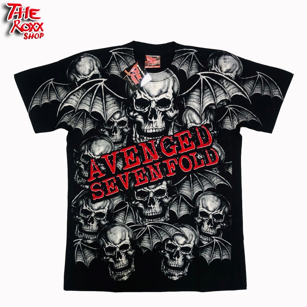 Avenged Sevenfold A7x Baju Band Áo thun Ban nhạc Áo thun Microfiber Jersey Phiên bản giới hạn