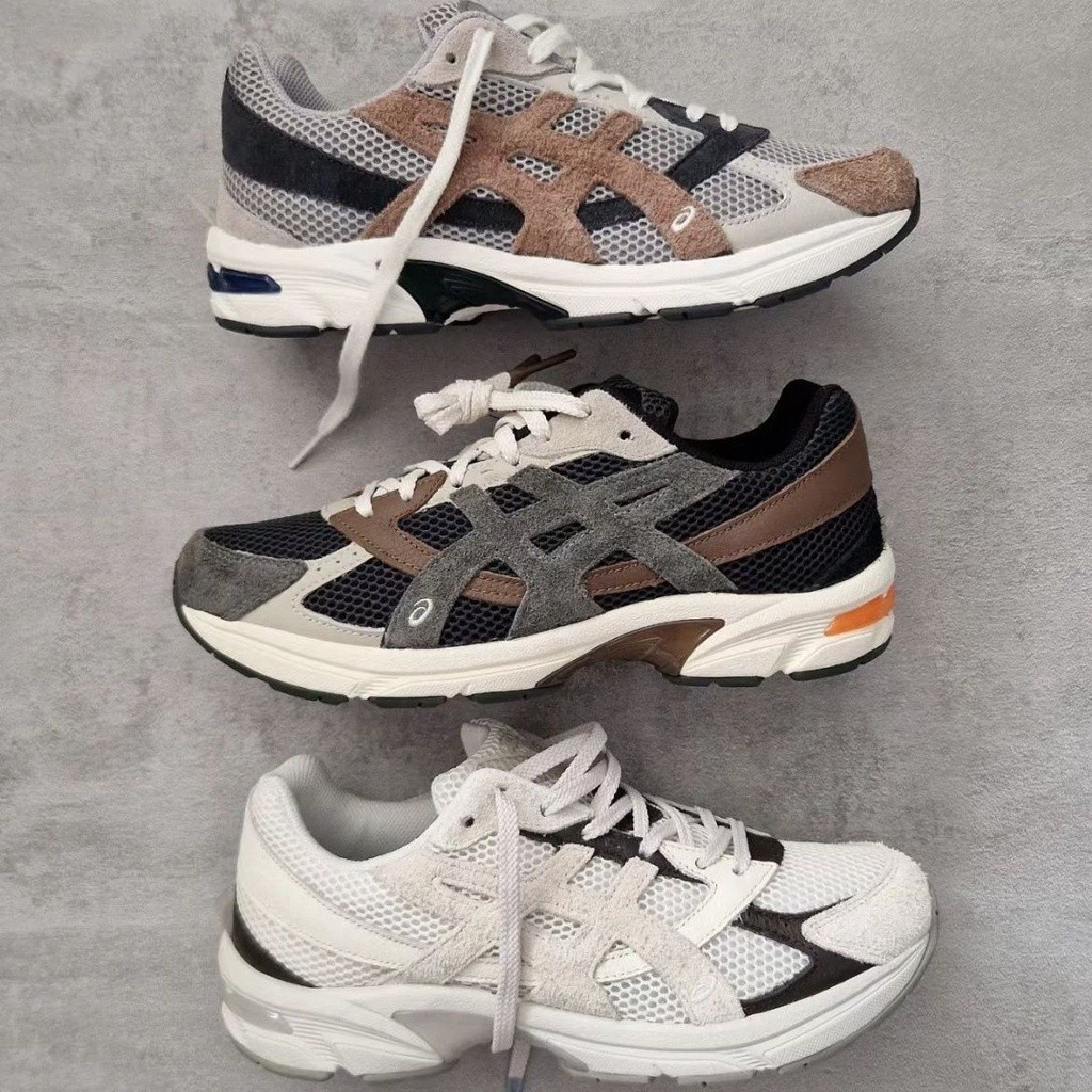 Giày thể thao ASICS Gel-1130 retro, giảm shock, thoáng khí, cổ thấp