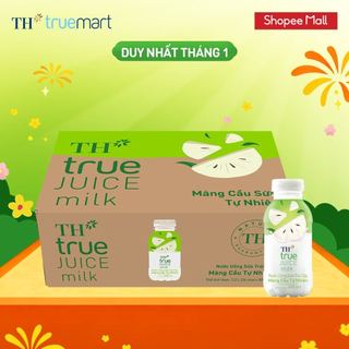  Thùng 24 chai nước uống sữa trái cây Mãng Cầu Tự Nhiên TH true JUICE milk 300ml  300ml x 24 chai  