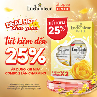   RẺ VÔ ĐỊCH  Lăn khử mùi Serum   Trắng da   Hương nước hoa Enchanteur 50ml   65ml - LIVE 