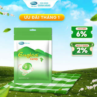  Kẹo ngậm thảo dược EUGICA CANDY  Túi zip 15 viên  