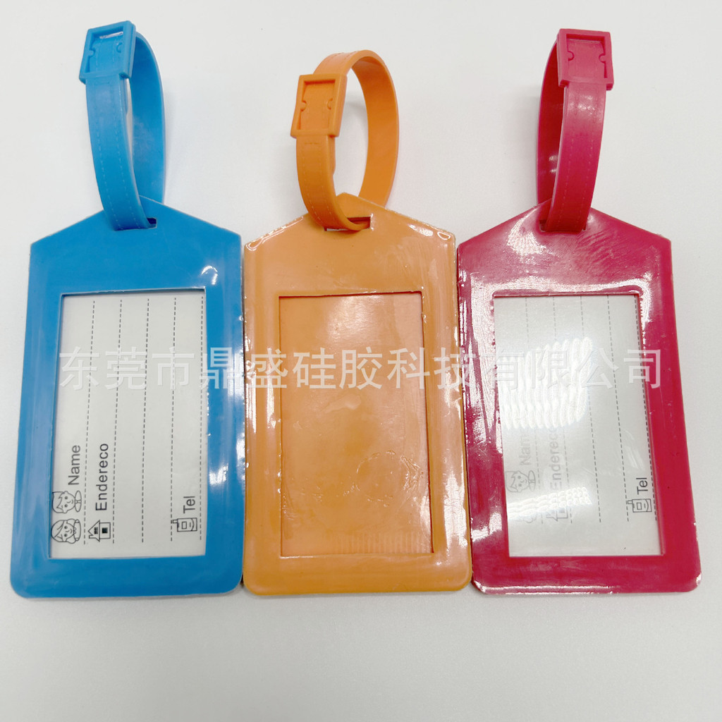 Spot Goods#PVC Creative Boarding Pass Luggage Tag Travel Bag Identification Tag Luggage Security Ant