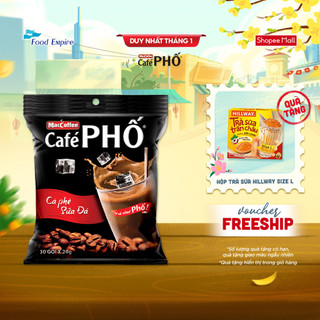  Túi Cà phê Phố Sữa Đá - MacCoffee  bịch 30 gói x 24g - date 2027  