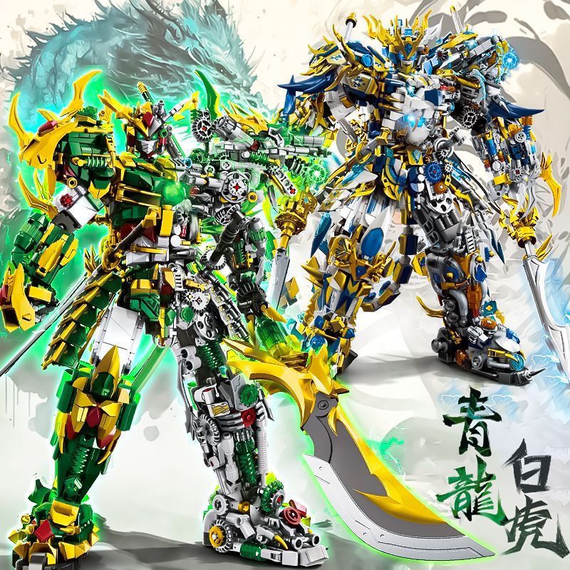 Khối Xây Dựng Trung Quốc Ba Vương Quốc Warlord Quan Vũ Phi Lego Cậu Bé Lắp Ráp Mecha Đô Đốc Wuhu Đồ 