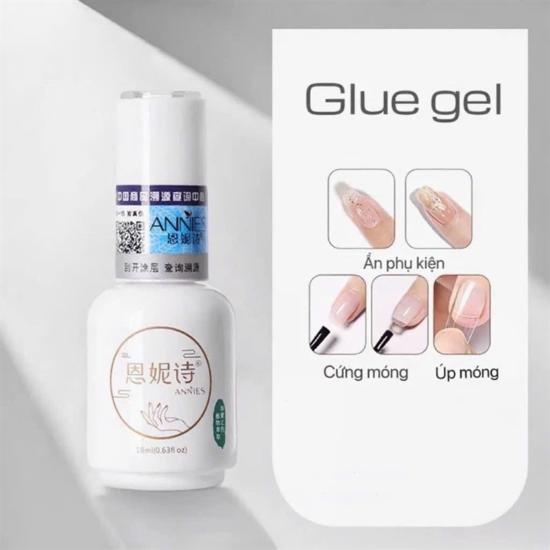Glue Gel 6 in 1 Annies Chính Hãng úp móng tạo cầu