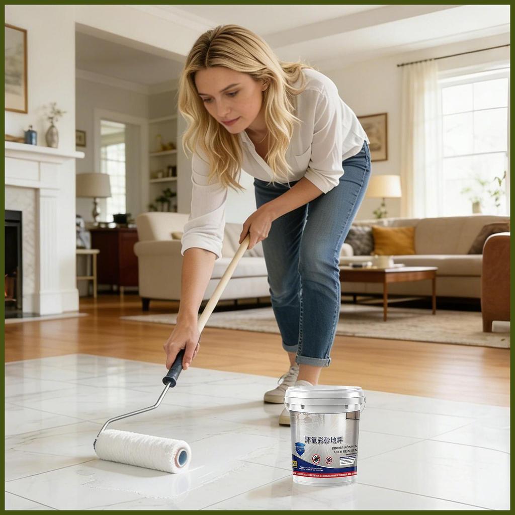Sơn sàn Epoxy Lớp phủ tự san lấp mặt bằng cao Sơn sàn Epoxy tự san lấp mặt bằng cho phòng tắm ngoài 