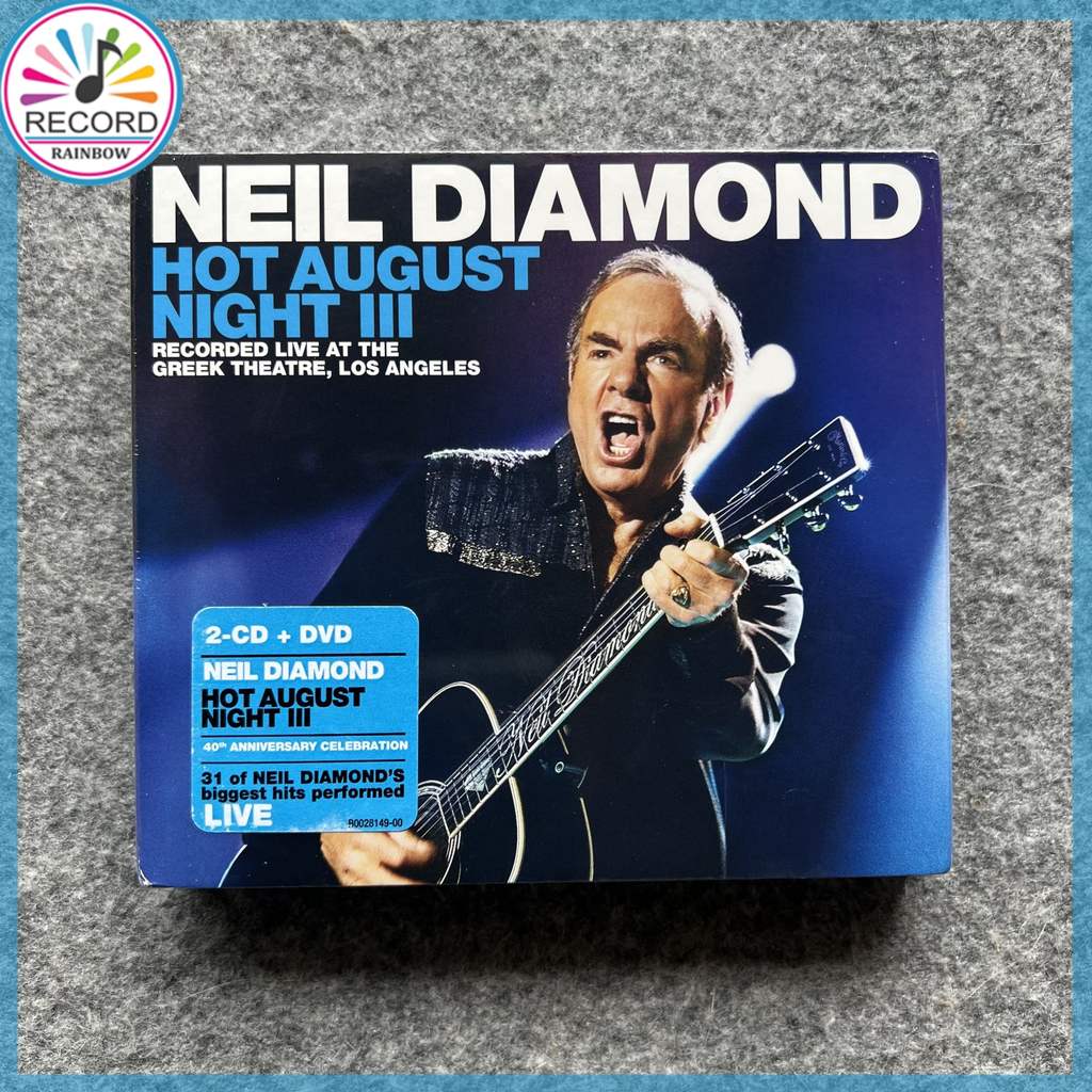 Album Neil Diamond Hot August Night III [Đã niêm phong] Mới 1Z02775 -TH2
