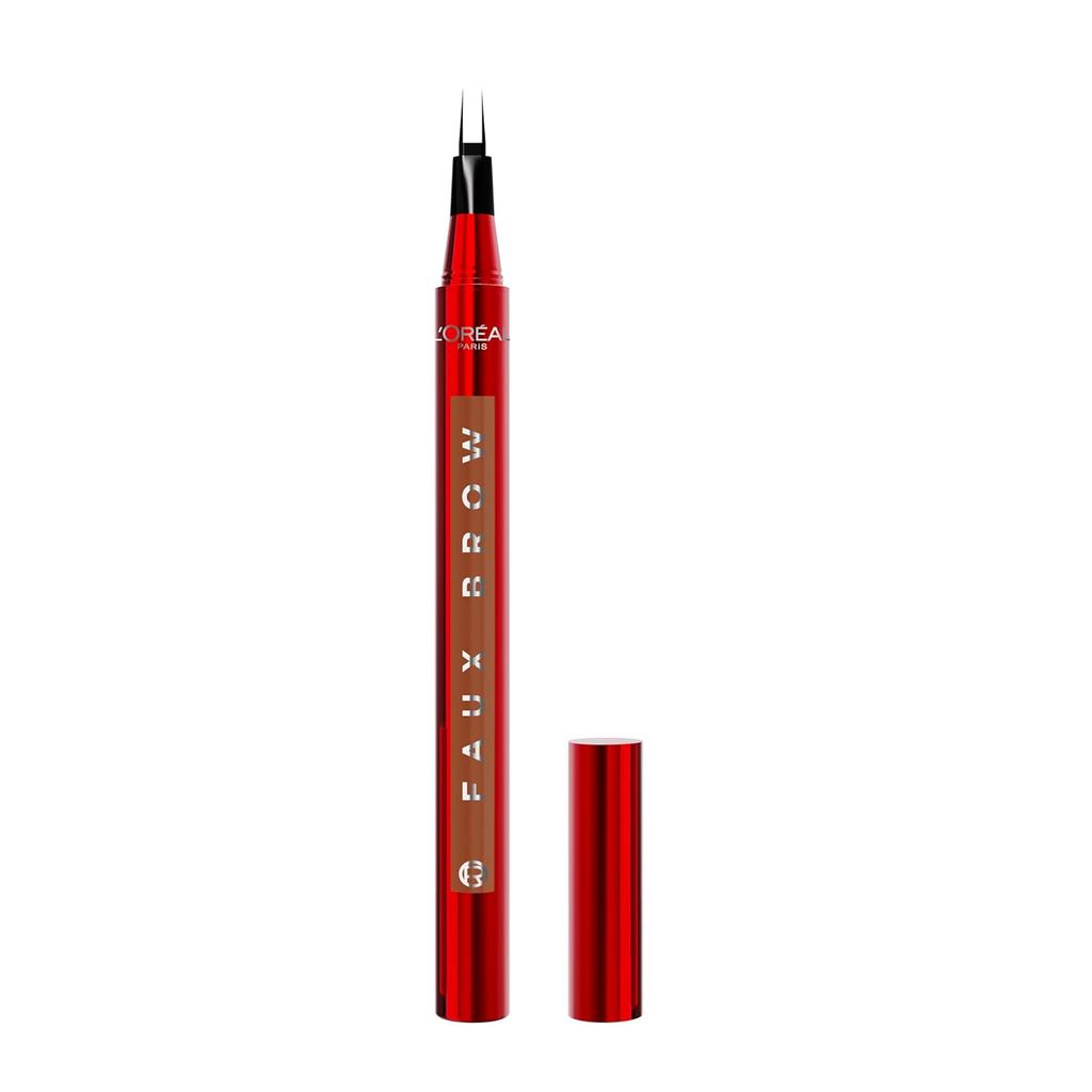 L 'OrealParisFauxBrow, Hair-Like, FillingEyebrowPenwithDuble-BrushTip, Fast & PreciseEyebrowMakeup, 